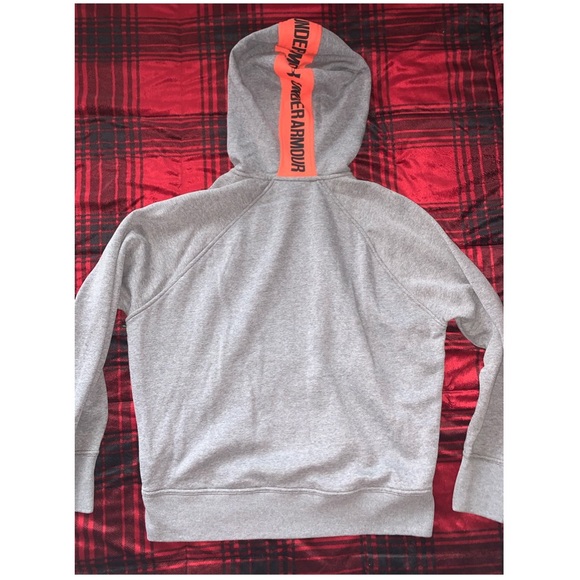 Grey Under Armour Quarter-zip Sweatshirt - Picture 3 of 3